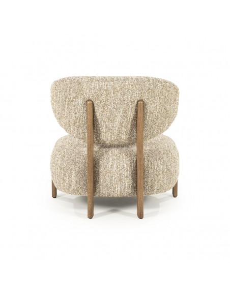 lænestol loungestol eg egetræ træ moderne nordisk design skandinavisk boucle stof
