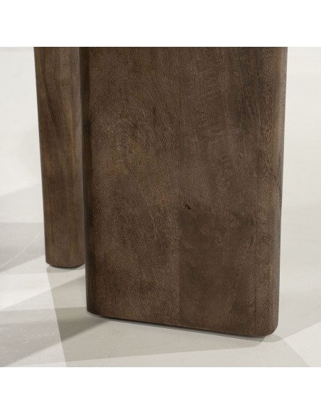 rundt spisebord marmor brun runde moderne design
