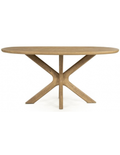 ovalt spisebord træ ovale moderne design