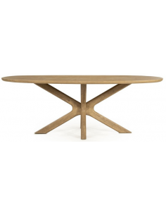 ovalt spisebord træ ovale moderne design