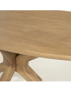 ovalt spisebord træ ovale moderne design 2