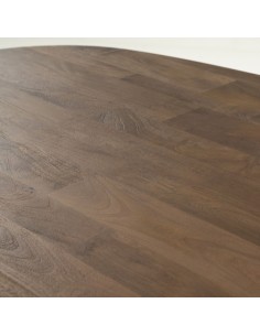 ovalt spisebord træ ovale moderne design 2