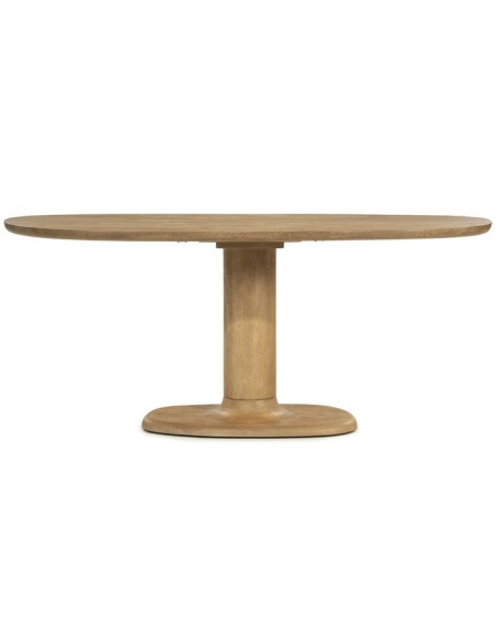 ovalt spisebord træ ovale moderne design