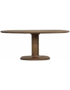 ovalt spisebord træ ovale moderne design