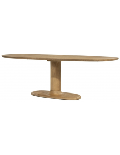 ovalt spisebord træ ovale moderne design 2