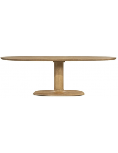 ovalt spisebord træ ovale moderne design