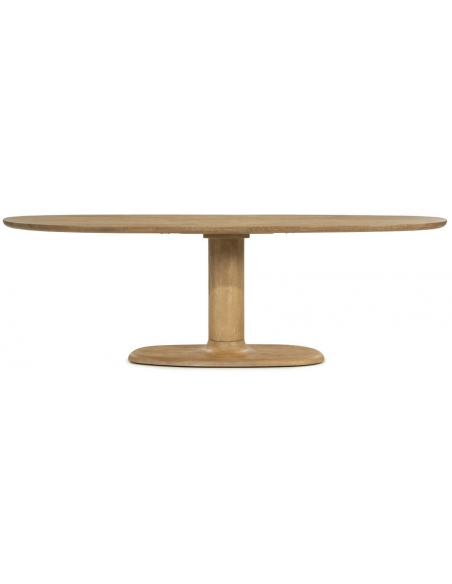 ovalt spisebord træ ovale moderne design