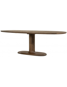 ovalt spisebord træ ovale moderne design 2