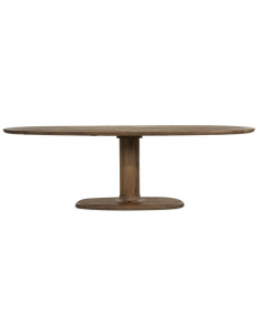 ovalt spisebord træ ovale moderne design