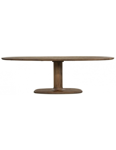 ovalt spisebord træ ovale moderne design