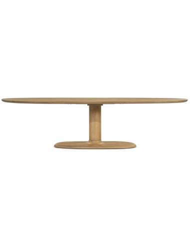 ovalt spisebord træ ovale moderne design