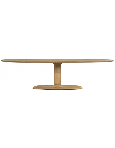 ovalt spisebord træ ovale moderne design