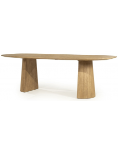 ovalt spisebord træ ovale moderne design 2