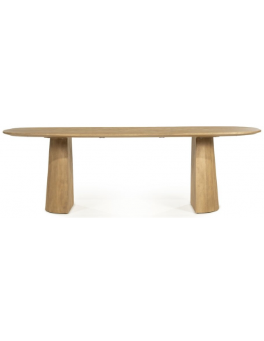ovalt spisebord træ ovale moderne design