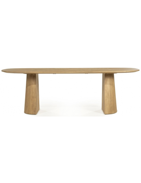 ovalt spisebord træ ovale moderne design