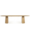 LUNE Ovalt spisebord i mangotræ 300 x 105 cm - Natur
