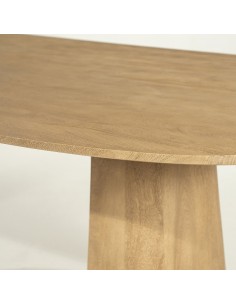 ovalt spisebord træ ovale moderne design 2