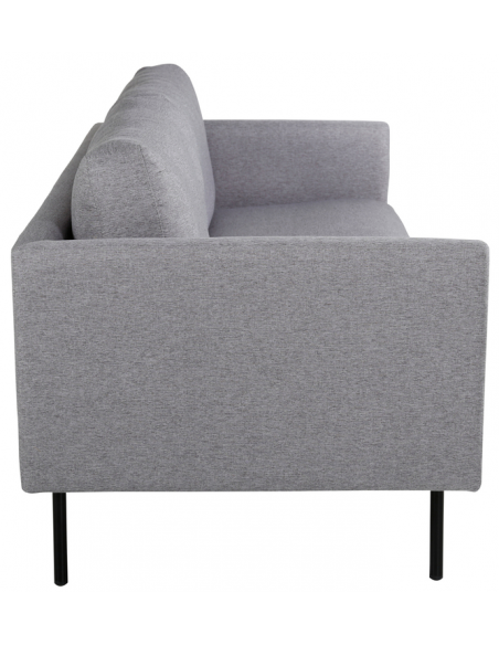 sofa 2 personer modulsofa moduler moderne design stof grå