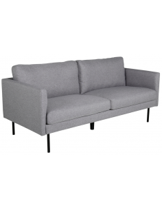 sofa 2 personer modulsofa moduler moderne design stof grå 2