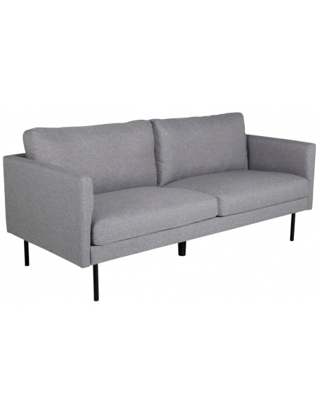 sofa 2 personer modulsofa moduler moderne design stof grå