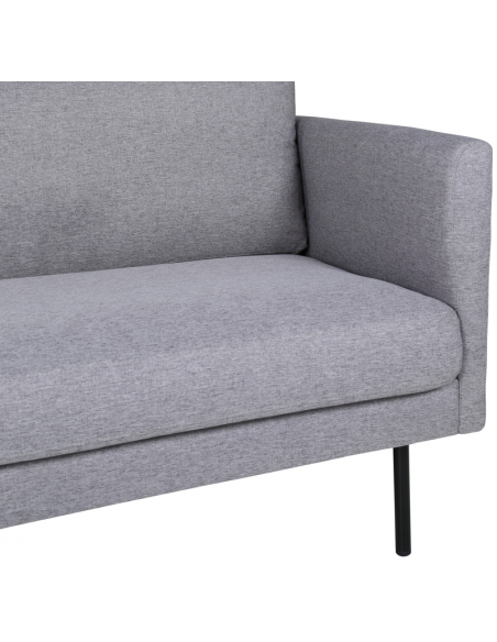 sofa 3 personer modulsofa moduler moderne design stof grå