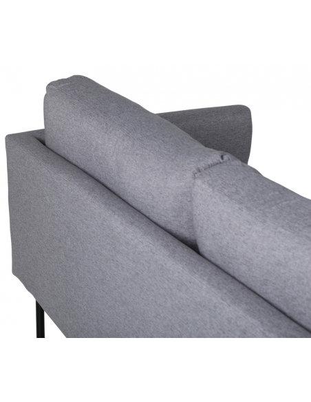 sofa 3 personer modulsofa moduler moderne design stof grå