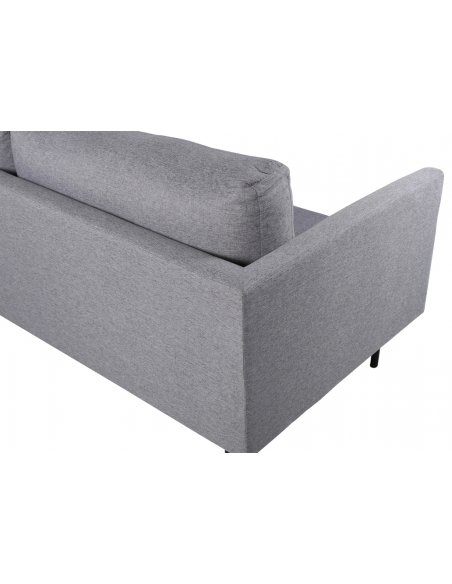 sofa 3 personer modulsofa moduler moderne design stof grå