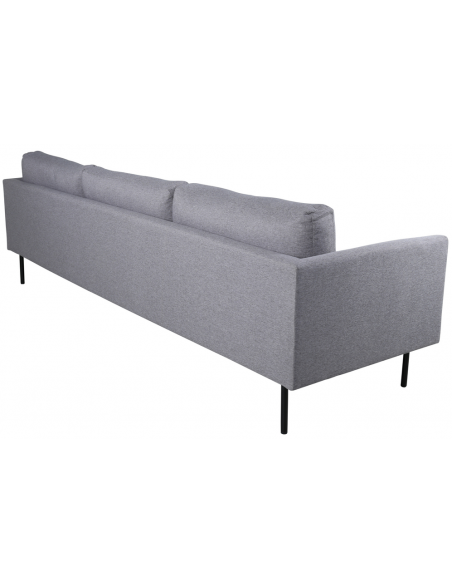 sofa 3 personer modulsofa moduler moderne design stof grå