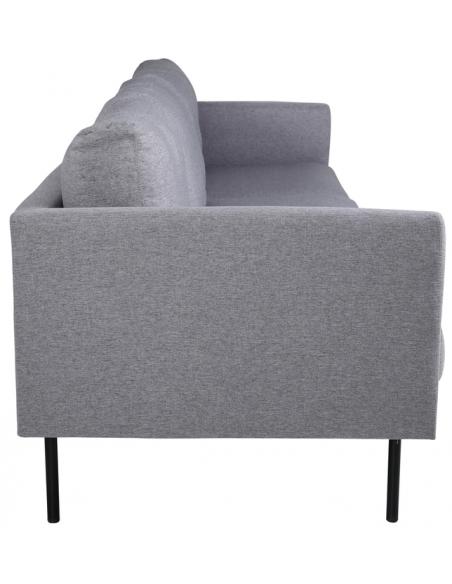sofa 3 personer modulsofa moduler moderne design stof grå