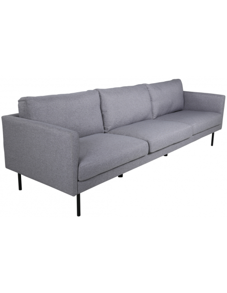 sofa 3 personer modulsofa moduler moderne design stof grå