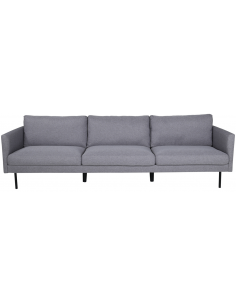 sofa 3 personer modulsofa moduler moderne design stof grå