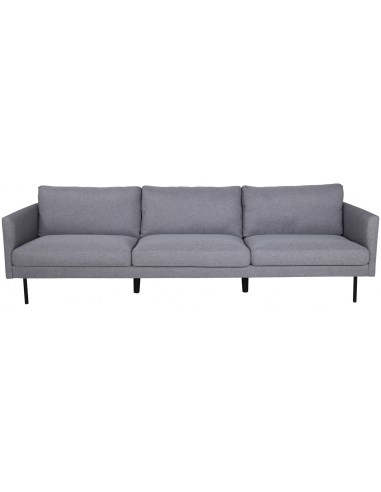 sofa 3 personer modulsofa moduler moderne design stof grå