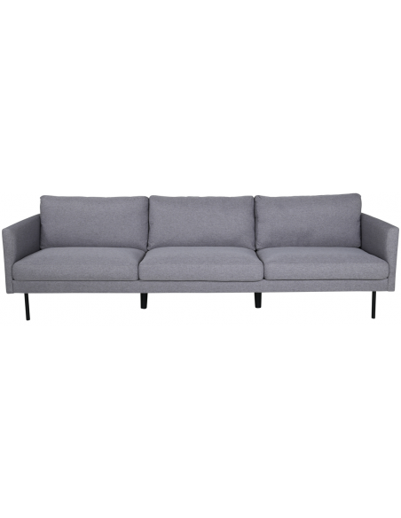 sofa 3 personer modulsofa moduler moderne design stof grå