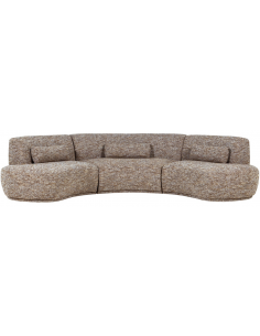 buet sofa moderne design stof brun