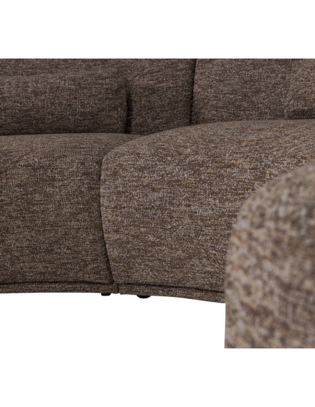 buet sofa moderne design stof brun