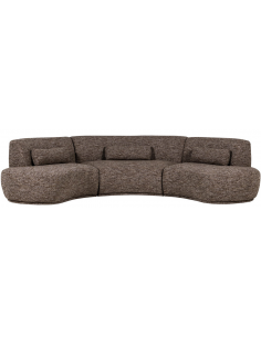 buet sofa moderne design stof brun
