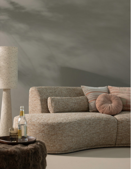 buet sofa moderne design stof sand