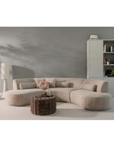 buet sofa moderne design stof sand