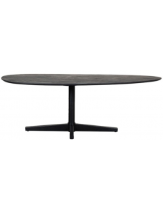 organisk spisebord træ moderne design sort