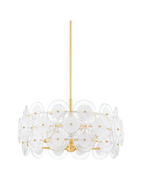 lysekrone loftlampe moderne design spisebord messing
