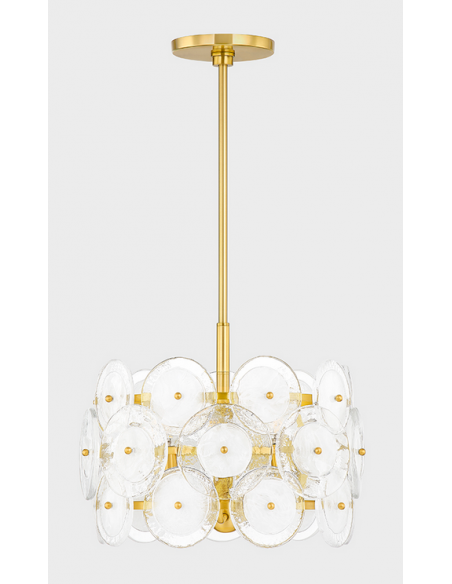 lysekrone loftlampe moderne design spisebord messing
