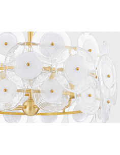 lysekrone loftlampe moderne design spisebord messing 2