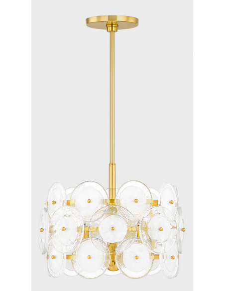 lysekrone loftlampe moderne design spisebord messing