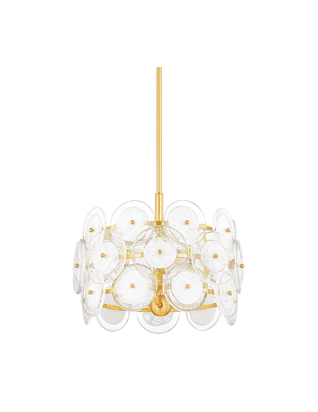 lysekrone loftlampe moderne design spisebord messing