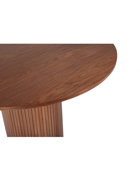 Rundt spisebord 120 brun