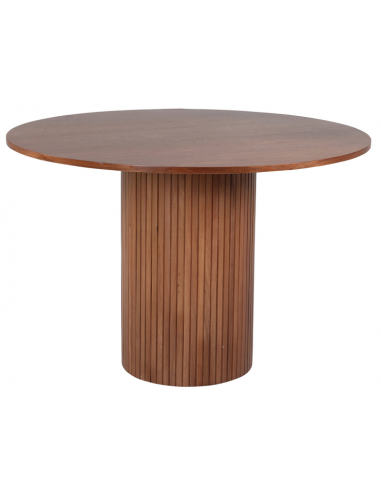 Rundt spisebord 120 brun