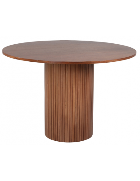 Rundt spisebord 120 brun