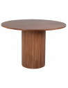 Bianca spisebord i mdf og finér H75 x Ø110 cm - Brun