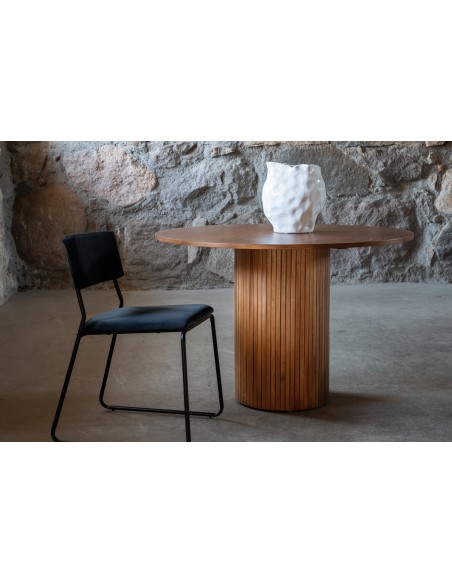 Rundt spisebord 120 brun