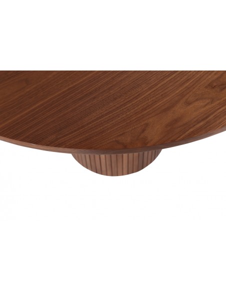 Rundt spisebord 120 brun